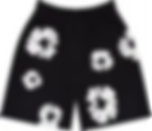 DENIM TEER SHORTS